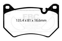 EBC - EBC Brakes UD2139 EBC 2018+ Audi Q5 FY 2.0T Ultimax Front Brake Pads - Fits 2018-2023 Audi Q5 - Image 2