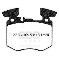 EBC - EBC Brakes UD2162 EBC 19-22 Mercedes-Benz GLC300 Coupe (C253) 2.0T (4 Pads w/Weights) Ultimax Front Brake Pads - Fits 2019-2022 Mercedes-Benz GLC300 - Image 2
