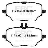 EBC - EBC Brakes UD2235 EBC 2020+ Mercedes-Benz GLE350 (SUV)(W167) 2.0T Rear Ultimax Brake Pads - Fits 2020-2024 Mercedes-Benz GLE350 - Image 2
