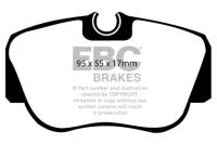 EBC - EBC Brakes UD487 EBC 84-86 Mercedes-Benz 190/190E 2.3 Ultimax2 Front Brake Pads - Fits 1984-1993 Mercedes-Benz 190E - Image 4