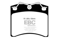 EBC - EBC Brakes UD703 EBC 96-98 Volkswagen Eurovan 2.5L (w/Vented Rotors) Ultimax2 Front Brake Pads - Fits 1996-2000 Volkswagen EuroVan - Image 4