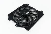 CSF - CSF Cooling - Racing & High Performance Division 2858FB CSF 92-00 Honda Civic All-Aluminum Fan Shroud w/12in SPAL Fan - Black Finish - Image 1