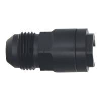 DeatschWerks - DeatschWerks 6-02-0104-B DeatschWerks 8AN Male Flare to 3/8in Female EFI Quick Connect Adapter - Anodized DW Titanium - Image 1