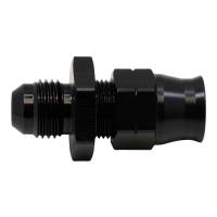 DeatschWerks - DeatschWerks 6-02-0109-B DeatschWerks 6AN Male Flare to 3/8in Hardline Compression Adapter - Anodized Matte Black - Image 1