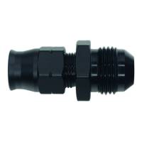 DeatschWerks - DeatschWerks 6-02-0110-B DeatschWerks 8AN Male Flare to 3/8in Hardline Compression Adapter - Anodized Matte Black - Image 1