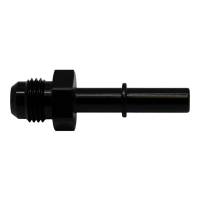 DeatschWerks - DeatschWerks 6-02-0112-B DeatschWerks 6AN Male Flare to 5/16in Male EFI Quick Connect Adapter - Anodized Matte Black - Image 1