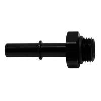 DeatschWerks - DeatschWerks 6-02-0114-B DeatschWerks 6AN ORB Male to 5/16in Male EFI Quick Connect Adapter - Anodized Matte Black - Image 1