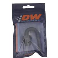 DeatschWerks - DeatschWerks 6-02-0116-B DeatschWerks 8AN ORB Male to 3/8in Male EFI Quick Connect Adapter 180-Degree - Anodized Matte Black - Image 2