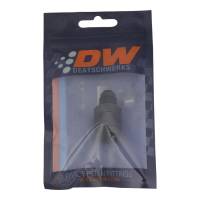 DeatschWerks - DeatschWerks 6-02-0120-B DeatschWerks 6AN Male Flare to 1/4in Female EFI Quick Connect Adapter - Anodized Matte Black - Image 2