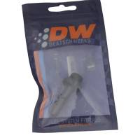 DeatschWerks - DeatschWerks 6-02-0122-B DeatschWerks 6AN ORB Male to 3/8in Male EFI Quick Connect Adapter - Anodized Matte Black - Image 2