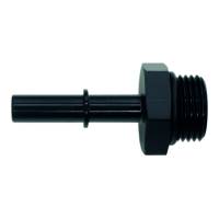 DeatschWerks - DeatschWerks 6-02-0123-B DeatschWerks 8AN ORB Male to 5/16in Male EFI Quick Connect Adapter - Anodized Matte Black - Image 1