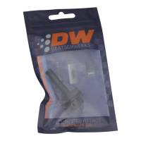 DeatschWerks - DeatschWerks 6-02-0123-B DeatschWerks 8AN ORB Male to 5/16in Male EFI Quick Connect Adapter - Anodized Matte Black - Image 2