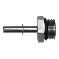 DeatschWerks - DeatschWerks 6-02-0124 DeatschWerks 10AN ORB Male to 5/16in Male EFI Quick Connect Adapter - Anodized DW Titanium - Image 1