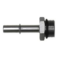 DeatschWerks - DeatschWerks 6-02-0125 DeatschWerks 10AN ORB Male to 3/8in Male EFI Quick Connect Adapter - Anodized DW Titanium - Image 1