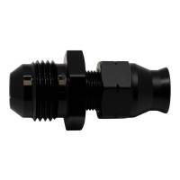 DeatschWerks - DeatschWerks 6-02-0129-B DeatschWerks 8AN Male Flare to 5/16in Hardline Compression Adapter - Anodized Matte Black - Image 1