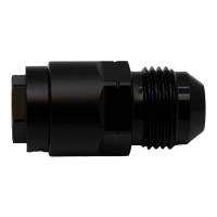 DeatschWerks - DeatschWerks 6-02-0143-B DeatschWerks 8AN Male Flare to 5/16in Female EFI Quick Connect Adapter - Anodized Matte Black - Image 1