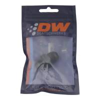 DeatschWerks - DeatschWerks 6-02-0203-B DeatschWerks 8AN Male Flare to 6AN Male Flare Reducer Straight - Anodized Matte Black - Image 2