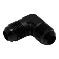 DeatschWerks - DeatschWerks 6-02-0208-B DeatschWerks 8AN Male Flare to 8AN Male Flare 90-Degree Fitting - Anodized Matte Black - Image 1