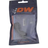 DeatschWerks - DeatschWerks 6-02-0212-B DeatschWerks 6AN Flare Female Swivel 45-Degree to 6AN Flare Female Swivel - Anodized Matte Black - Image 2