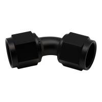 DeatschWerks - DeatschWerks 6-02-0214-B DeatschWerks 10AN Flare Female Swivel 45-Degree to 10AN Flare Female Swivel - Anodized Matte Black - Image 1