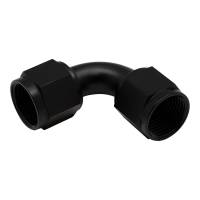 DeatschWerks - DeatschWerks 6-02-0217-B DeatschWerks 10AN Flare Female Swivel 90-Degree to 10AN Flare Female Swivel - Anodized Matte Black - Image 1