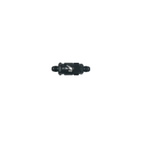 DeatschWerks - DeatschWerks 6-02-0225-B DeatschWerks 6AN Male Flare Quick Disconnect Dry Break Fitting - 2 Pieces Anodized Matte Black - Image 1