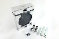 CSF - CSF Cooling - Racing & High Performance Division 7065 CSF Universal Drag Race / Tuck Radiator w/9in Spal Fan - 10.5in H x 10in L x 3.6in W - Image 2