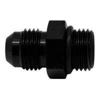 DeatschWerks - DeatschWerks 6-02-0404-B DeatschWerks 6AN ORB Male to 6AN Male Flare Adapter (Incl O-Ring) - Anodized Matte Black - Image 1