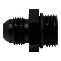 DeatschWerks - DeatschWerks 6-02-0406-B DeatschWerks 10AN ORB Male to 8AN Male Flare Adapter (Incl O-Ring) - Anodized Matte Black - Image 1
