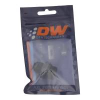 DeatschWerks - DeatschWerks 6-02-0406-B DeatschWerks 10AN ORB Male to 8AN Male Flare Adapter (Incl O-Ring) - Anodized Matte Black - Image 2