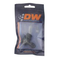 DeatschWerks - DeatschWerks 6-02-0419-B DeatschWerks 8AN ORB Male to 6AN Male Flare Low Profile 90-Degree Swivel - Anodized Matte Black - Image 2