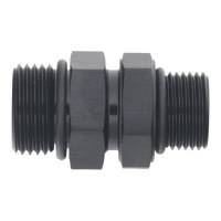 DeatschWerks - DeatschWerks 6-02-0425-B DeatschWerks 8AN ORB Male to 10AN ORB Male Swivel Adapter - Anodized Matte Black - Image 1