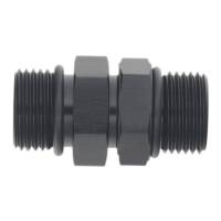 DeatschWerks - DeatschWerks 6-02-0426-B DeatschWerks 8AN ORB Male to 8AN ORB Male Swivel Adapter - Anodized Matte Black - Image 1