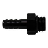 DeatschWerks - DeatschWerks 6-02-0502-B DeatschWerks 6AN ORB Male to 5/16in Male Triple Barb Fitting (Incl O-Ring) - Anodized Matte Black - Image 1
