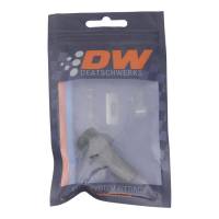 DeatschWerks - DeatschWerks 6-02-0506-B DeatschWerks 8AN ORB Male to 1/2in Male Triple Barb Fitting (Incl O-Ring) - Anodized Matte Black - Image 2