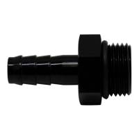 DeatschWerks - DeatschWerks 6-02-0507-B DeatschWerks 8AN ORB Male to 3/8in Male Triple Barb Fitting (Incl O-Ring) - Anodized Matte Black - Image 1