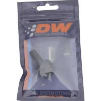 DeatschWerks - DeatschWerks 6-02-0507-B DeatschWerks 8AN ORB Male to 3/8in Male Triple Barb Fitting (Incl O-Ring) - Anodized Matte Black - Image 2