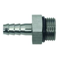 DeatschWerks - DeatschWerks 6-02-0512 DeatschWerks 8AN ORB Male to 5/16in Male Triple Barb Fitting (Incl O-Ring) - Anodized DW Titanium - Image 1