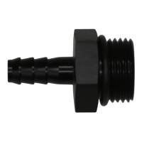 DeatschWerks - DeatschWerks 6-02-0516-B DeatschWerks 10AN ORB Male to 5/16in Male Triple Barb Fitting (Incl O-Ring) - Anodized Matte Black - Image 1
