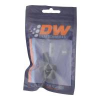 DeatschWerks - DeatschWerks 6-02-0517-B DeatschWerks 10AN ORB Male to 3/8in Male Triple Barb Fitting (Incl O-Ring) - Anodized Matte Black - Image 2