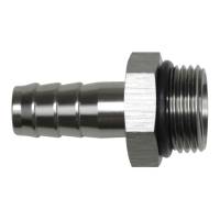 DeatschWerks - DeatschWerks 6-02-0518 DeatschWerks 10AN ORB Male to 1/2in Male Triple Barb Fitting (Incl O-Ring) - Anodized DW Titanium - Image 1