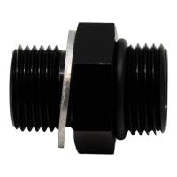 DeatschWerks - DeatschWerks 6-02-0603-B DeatschWerks 6AN ORB Male to M14 X 1.5 Metric Male (Incl O-Ring and Washer) - Anodized Matte Black - Image 1