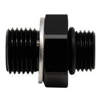 DeatschWerks - DeatschWerks 6-02-0604-B DeatschWerks 6AN ORB Male to M16 X 1.5 Metric Male (Incl O-Ring and Washer) - Anodized Matte Black - Image 1