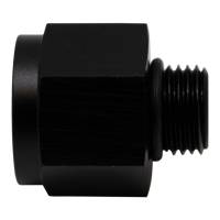 DeatschWerks - DeatschWerks 6-02-0605-B DeatschWerks 6AN ORB Male to M18 X 1.5 Metric Female (Incl O-Ring) - Anodized Matte Black - Image 1