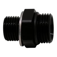 DeatschWerks - DeatschWerks 6-02-0610-B DeatschWerks 8AN ORB Male to M16 X 1.5 Metric Male (Incl O-Ring and Washer) - Anodized Matte Black - Image 1