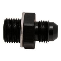 DeatschWerks - DeatschWerks 6-02-0615-B DeatschWerks 6AN Male Flare to M16 X 1.5 Male Metric Adapter (Incl Washer) - Anodized Matte Black - Image 1