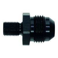 DeatschWerks - DeatschWerks 6-02-0621-B DeatschWerks 8AN Male Flare to M10 X 1.0 Male Metric - Anodized Matte Black - Image 1