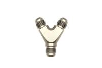 DeatschWerks - DeatschWerks 6-02-0701 DeatschWerks 6AN Male Flare + 6AN Male Flare to 6AN Male Flare Y Block Fitting - Image 2