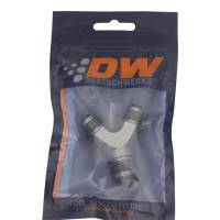 DeatschWerks - DeatschWerks 6-02-0702 DeatschWerks 6AN Male Flare + 6AN Male Flare to 8AN Male Flare Y Block Fitting - Image 6