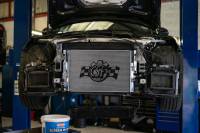 CSF - CSF Cooling - Racing & High Performance Division 8088 CSF 2015+ Mercedes Benz C63 AMG (W205) Front Mount Heat Exchanger w/Rock Guard - Fits select 2016-2022 Mercedes-Benz models - Image 4